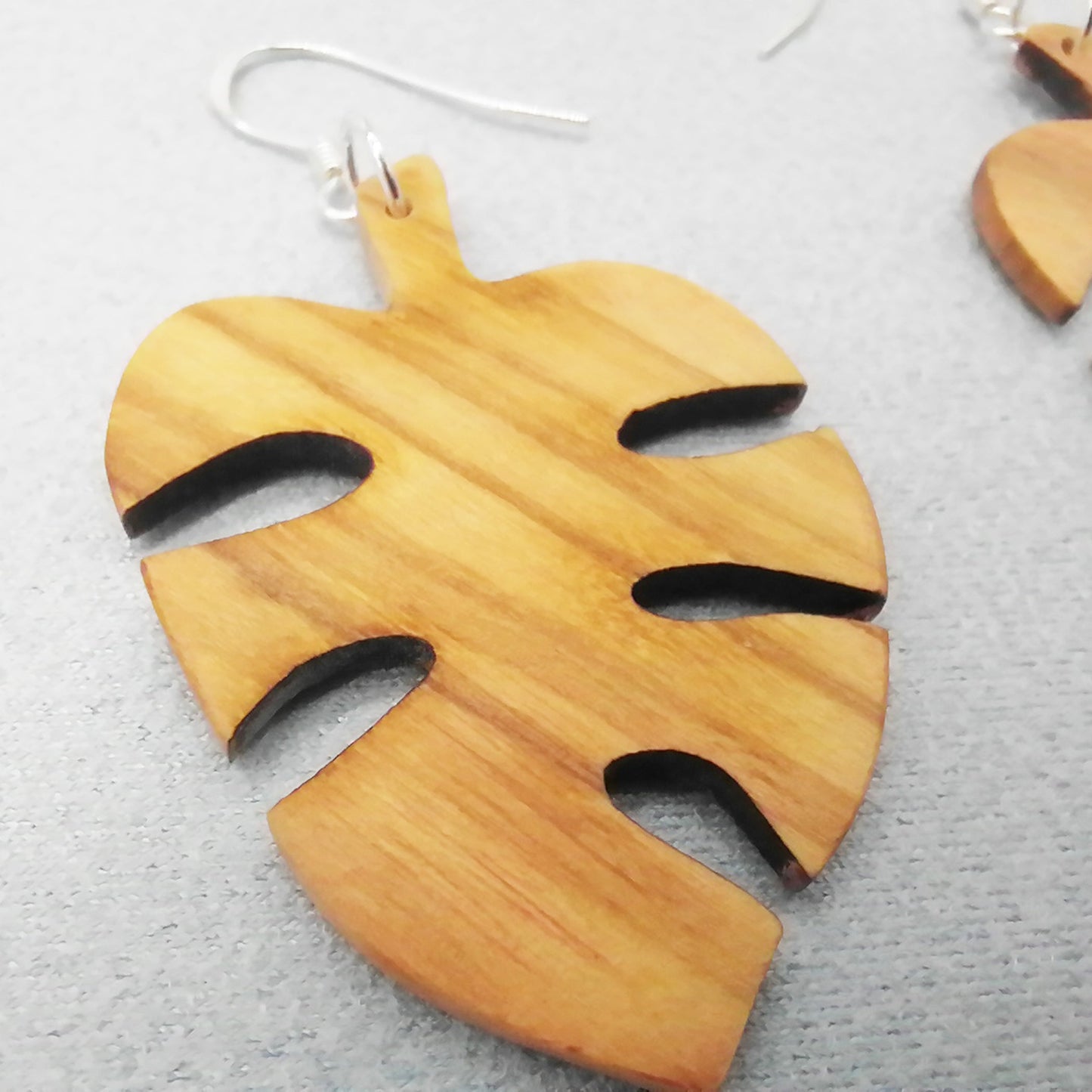 multicolor prtal Wood Handmade Earrings