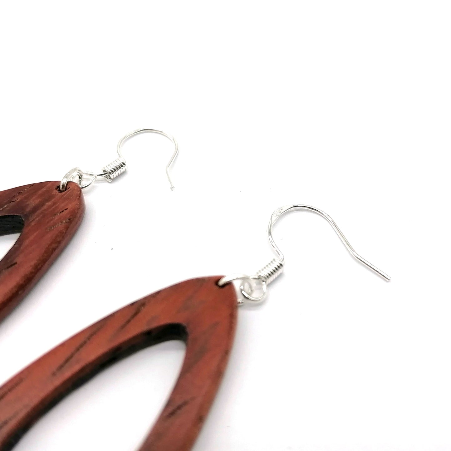 multicolor prtal Wood Handmade Earrings