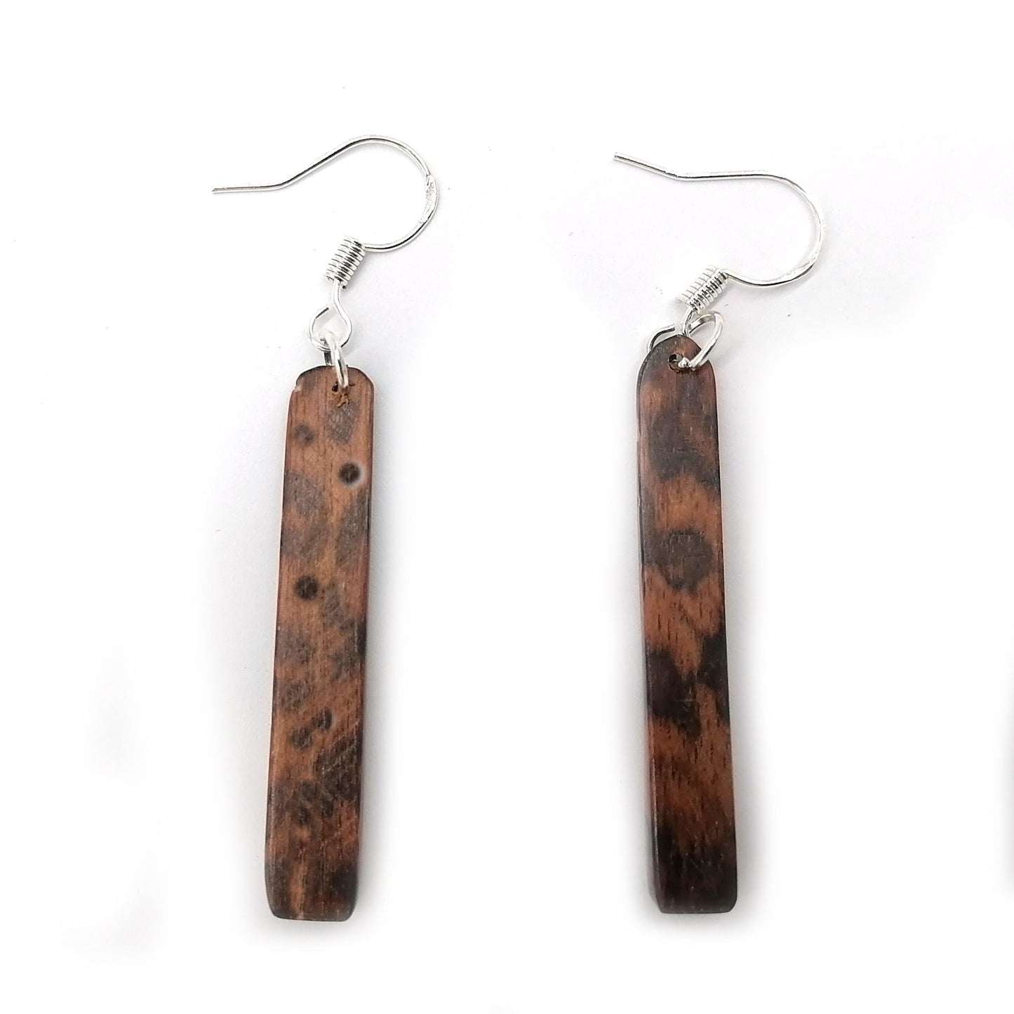 multicolor prtal Wood Handmade Earrings