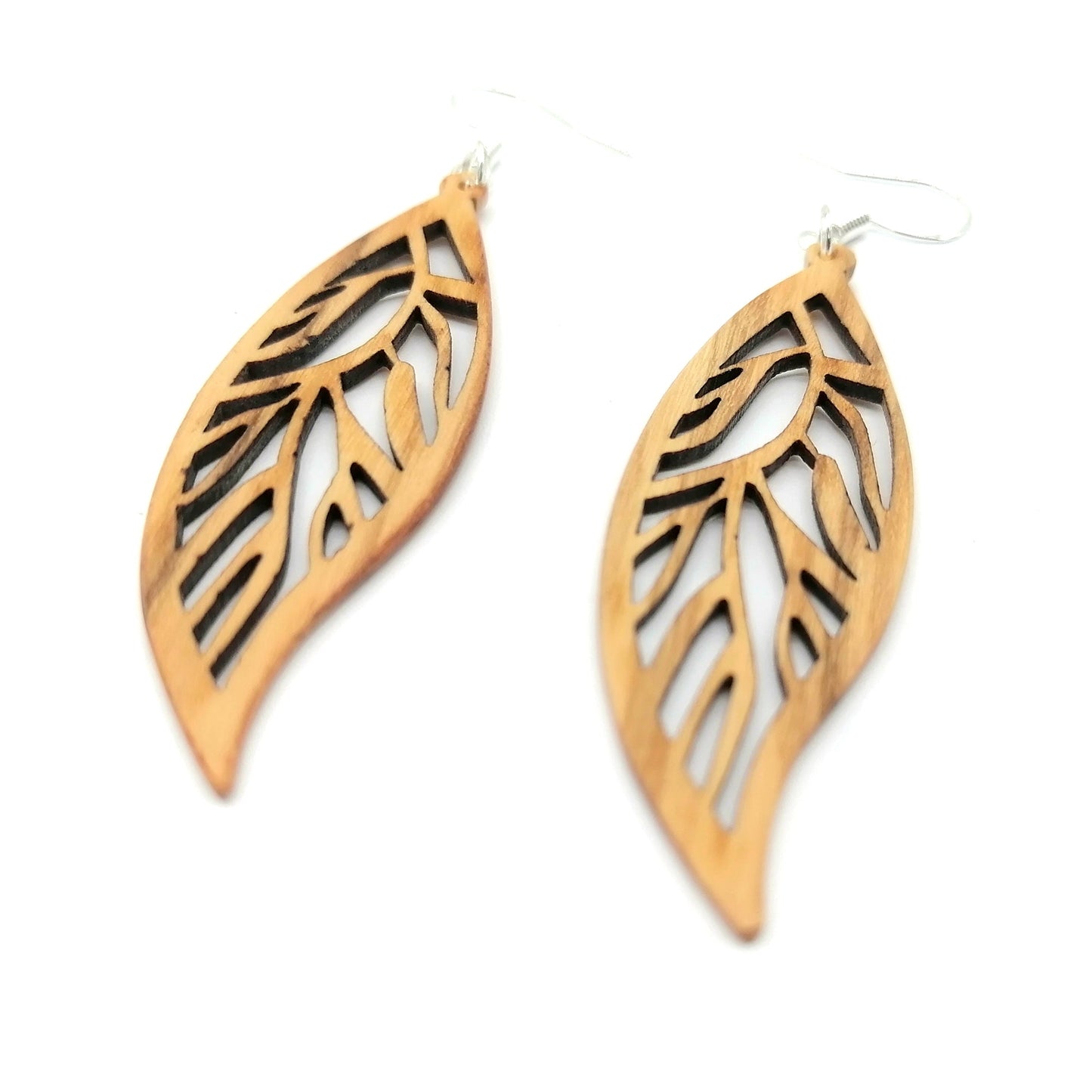 multicolor prtal Wood Handmade Earrings