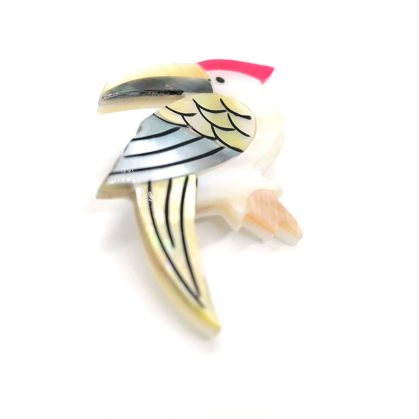 Bird Silver Gold Brooch