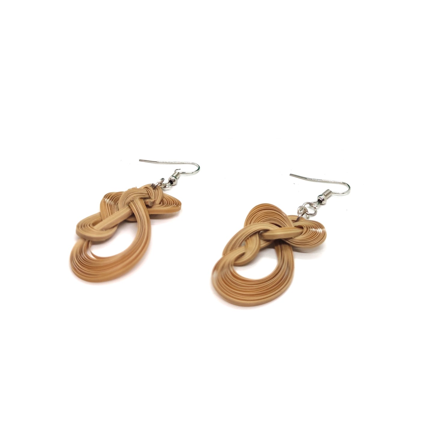 Crafted Earring, Bamboo Weaving