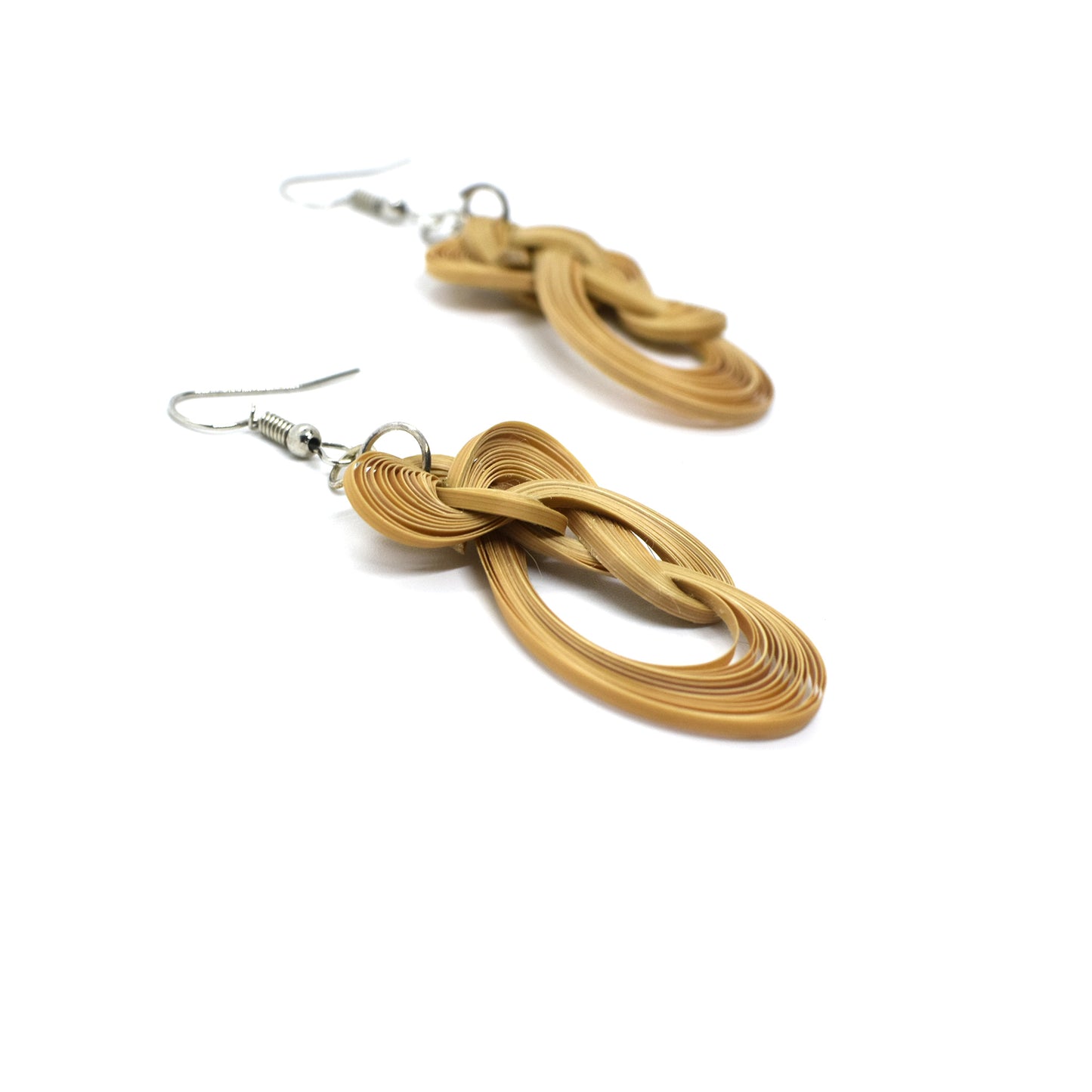 Crafted Earring, Bamboo Weaving