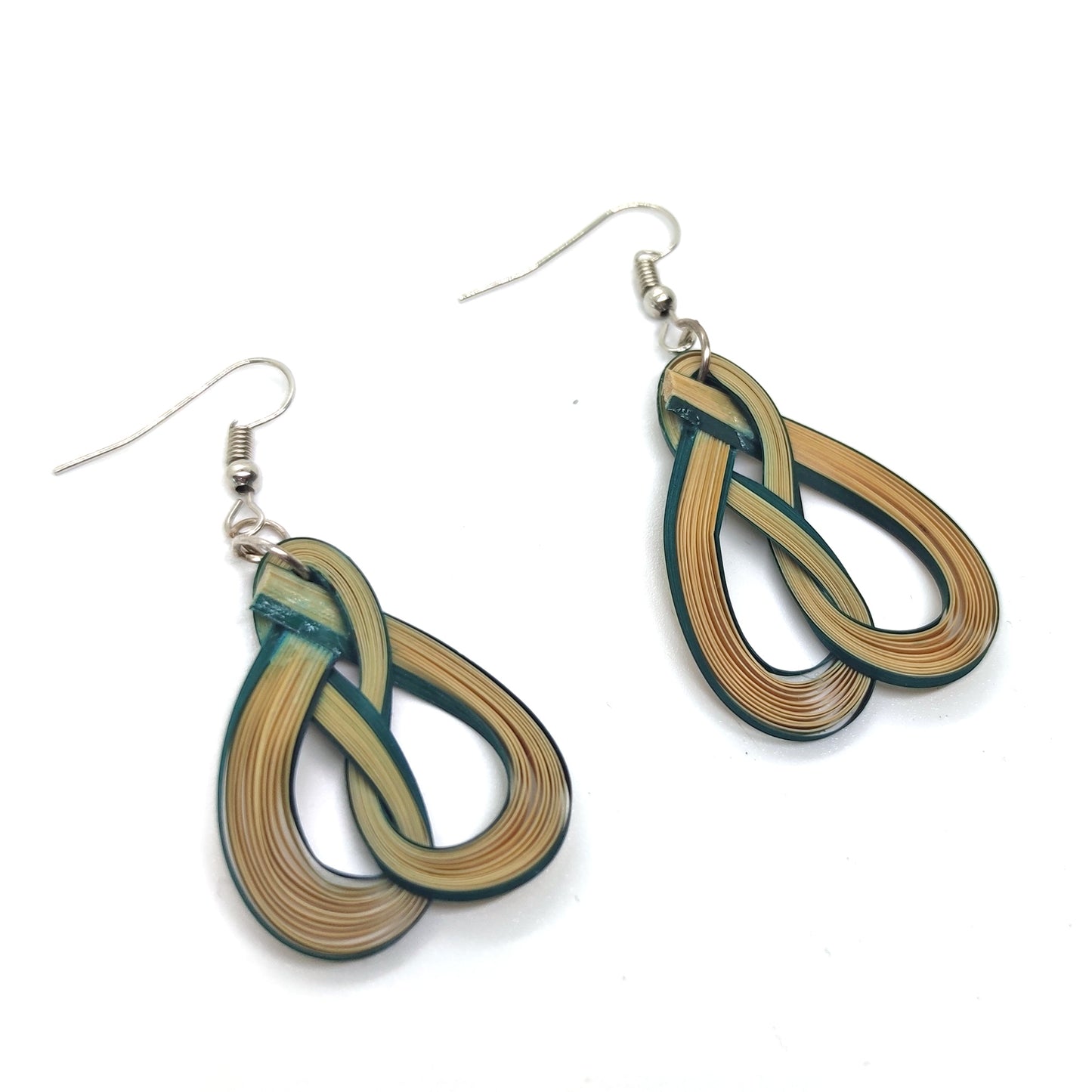 Exquisite Handmade Earring, Bamboo Weaving