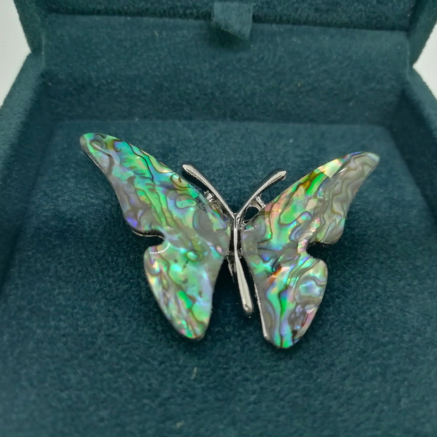 Butterfly Silver Gold Brooch