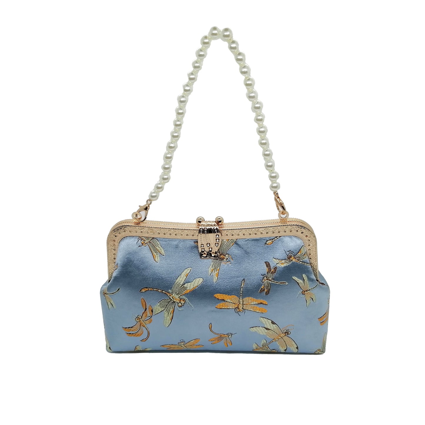 Charming Dragonfly Silk Bag