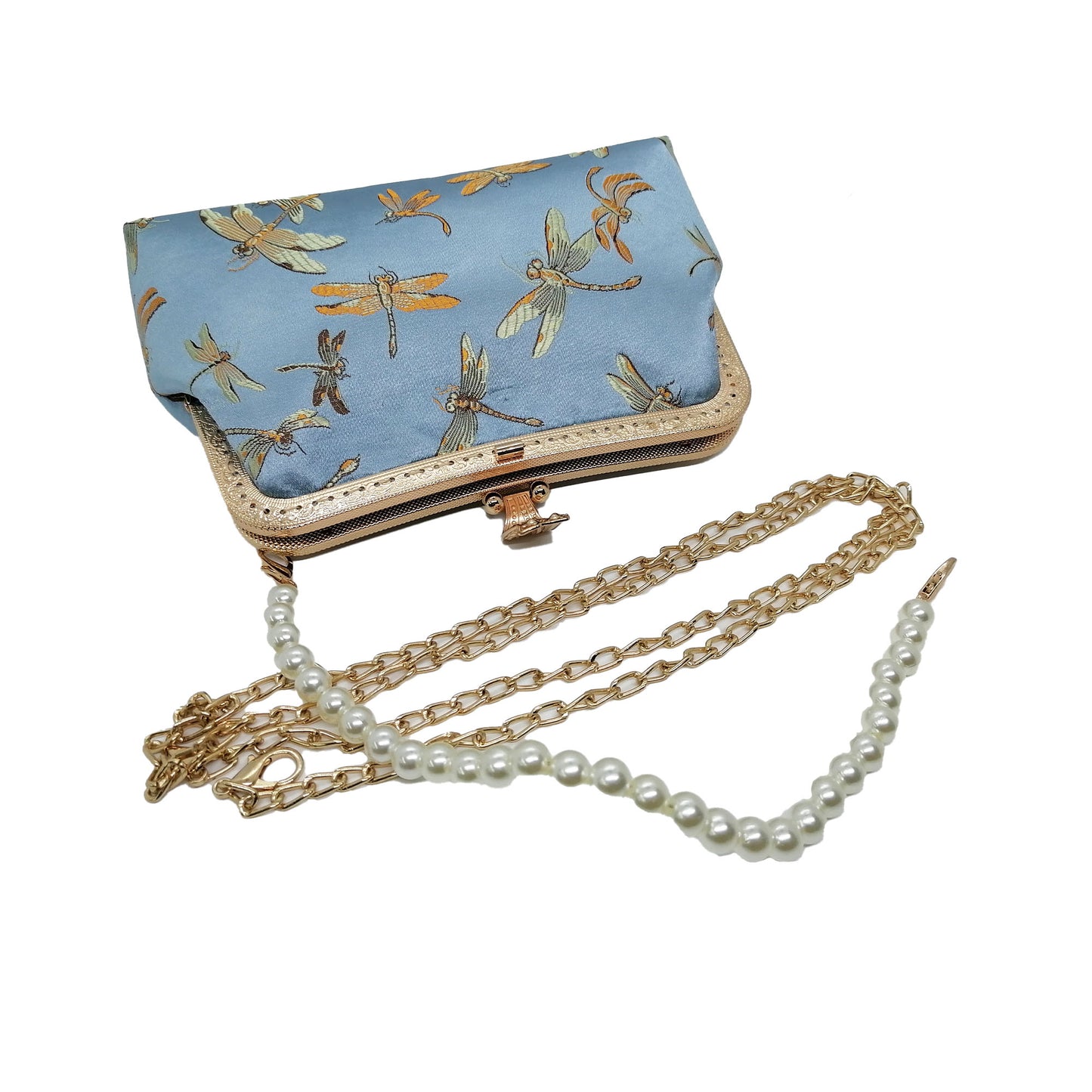 Charming Dragonfly Silk Bag